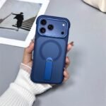 Leather Case iPhone 17 Pro Max-Bleu