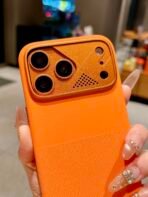 Leather Case iPhone 17 Pro Max - Orange - Image 2