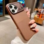 Leather Case iPhone 17 Pro - Brown