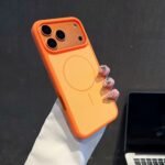 Leather Case iPhone 17 Pro Max- orange