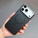 Leather Case iPhone 17 Pro Max - black