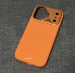 Leather Case iPhone 17 Pro Max - Orange