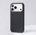 Leather Case iPhone 17 Pro - black